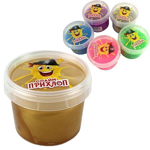 слайм прихлоп пират 100г, золото изображение слайм прихлоп пират 100г, золото