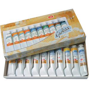 ладога краски масляные 10цв*46мл в тубах 1241006 ладога краски масляные 10цв*46мл в тубах 1241006