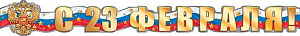 гирлянда с 23 февраля! рф 1,65м 071.295 /мирпоздр