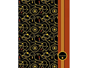 ежедневник /ктс а6 96с эконом вензеля, ламин. на скобе, блок 65г/м2  с1365-66