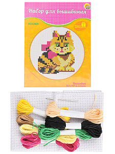 набор для вышивания крестом кошка (33*40 клеток) нш-7806 /рыжий кот набор для вышивания крестом кошка (33*40 клеток) нш-7806 /рыжий кот