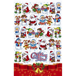 пакет упаковочный 25*40 конфеты 25мкм 