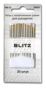 набор игл 6шт для шитья hn-32 300t1 блистер /blitz