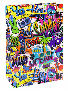 пакет бумажный 22*31*10 нарисованные цветы, ламинированный, ппк-4419 /optima изображение пакет бумажный 22*31*10 нарисованные цветы, ламинированный, ппк-4419 /optima фото