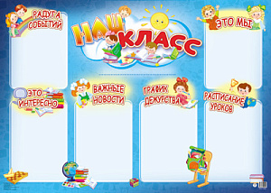 плакат - наш класс а1 пл-11071 /сфера