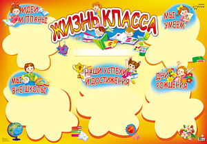 плакат - жизнь класса  а1 пл-11070/сфера