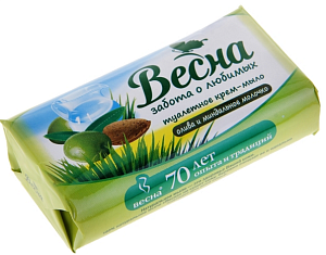 мыло туалетное 90г олива и миндальное молочко /весна 