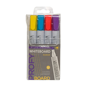 набор 4цв маркеров для доски 2мм (желт, гол, ор, фиол) profyboard, 22-0141 /bv изображение набор 4цв маркеров для доски 2мм (желт, гол, ор, фиол) profyboard, 22-0141 /bv