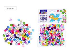 бусины для термомозаики 5мм 500шт цветные м-9828 /mazari бусины для термомозаики 5мм 500шт цветные м-9828 /mazari