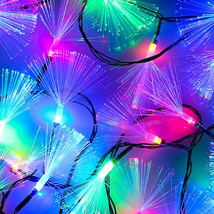 эл.гирл. 25л led с насадками кисточка мультицвет, 8реж, 5м 381-168 /сноубум