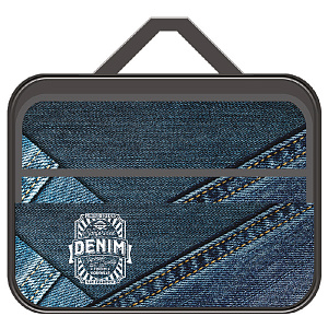 папка для труда а4 широкая с ручками, молниясверху, ткань, для мальчиков, птр-111/пчелка изображение папка для труда а4 широкая с ручками, молниясверху, ткань, для мальчиков, птр-111/пчелка