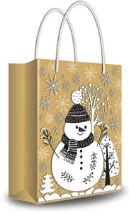 нг пакет бумажный 17,8*22,9*9,8 лисенок, ламинация, 140г/м 90133 /феникс-презент