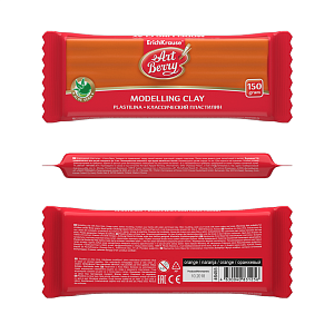 пластилин классический с  алоэ вера  150г  оранжевый   /artberry