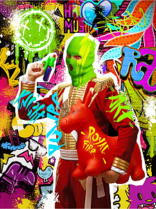 набор для раскрашивавния по номерам 30*40 граффити хк-6844 /рыжий кот набор для раскрашивавния по номерам 30*40 граффити хк-6844 /рыжий кот