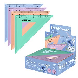 треугольник 45гр*9см pastel bloom ассорти 61842 /ek