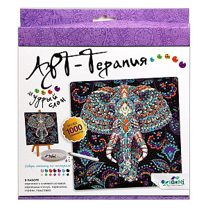 алмазная мозаика 20*20 арт-терапия. мудрый слон 06422 /оригами алмазная мозаика 20*20 арт-терапия. мудрый слон 06422 /оригами