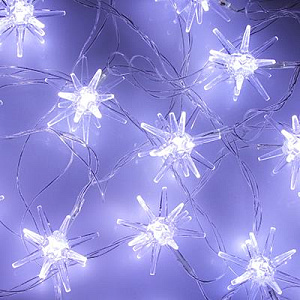 эл.гирл. 15л led с насадками астероид без мигания, белая, 3м 381-176 /сноубум изображение эл.гирл. 15л led с насадками астероид без мигания, белая, 3м 381-176 /сноубум