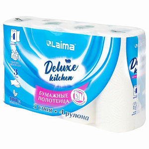 полотенце бум. 3-сл. белое (4рул*11м), 1/2, 115400 /laima изображение полотенце бум. 3-сл. белое (4рул*11м), 1/2, 115400 /laima