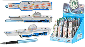 ручка авианосец, с фигурками самолетов, 18см ассорти 1160 /basir