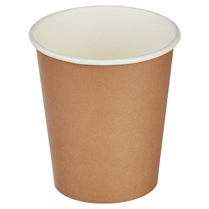 стаканы одноразовые 50шт 200мл бумажные 1-сл. крафт, для хол./гор. -2201 998183 /скандипакк изображение стаканы одноразовые 50шт 200мл бумажные 1-сл. крафт, для хол./гор. -2201 998183 /скандипакк