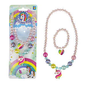 набор украшений детских unicorn bijou колье+браслет, блестящий, т19145 /1toy