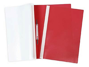 скоросшиватель а4 с прозрачной обложкой красный 4303, 00103 /hatber изображение скоросшиватель а4 с прозрачной обложкой красный 4303, 00103 /hatber