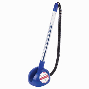 ручка на самоклеящейся подставке с пруж. counter pen, синий корпус, синяя 143259 /br изображение ручка на самоклеящейся подставке с пруж. counter pen, синий корпус, синяя 143259 /br