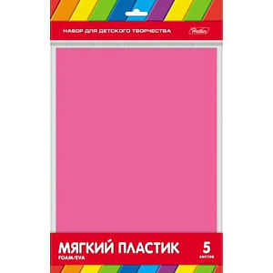 фоамиран а4 розовый пмц4_00018 /hatber
