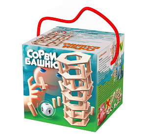 игра настольная сорви башню, 3+, 02985 /дескор изображение игра настольная сорви башню, 3+, 02985 /дескор