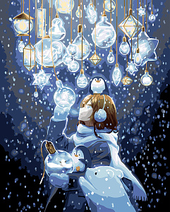 набор для раскрашивания по номерам 40*50 волшебное свечение со светодиодами pnb/pldd-233 /фрея набор для раскрашивания по номерам 40*50 волшебное свечение со светодиодами pnb/pldd-233 /фрея