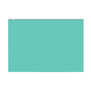 папка-конверт на молнии zip а4 0,18мм  diagonal pastel mint. непрозрачный мятный 53514 /ек