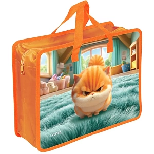 папка с ручками а4 на молнии angry cat, пластик 400мкм, расширение, 8057621 /devente изображение папка с ручками а4 на молнии angry cat, пластик 400мкм, расширение, 8057621 /devente