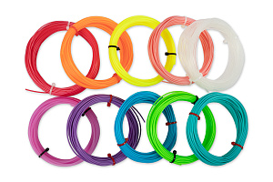 пластик для 3d ручек голубой 10м rbc-pla-02 /поделкин