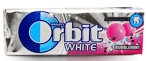 orbit bubblemint драже 14г