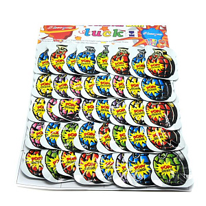 хлопушка-бомбочка mini colorful ball 54374