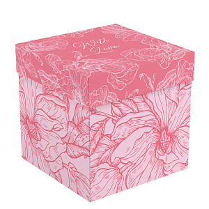 коробка подарочная 15*15*15 flowers ms_62566 372562 /meshu изображение коробка подарочная 15*15*15 flowers ms_62566 372562 /meshu фото