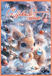 открытка с новым годом! а5, текст 9201675 /празд