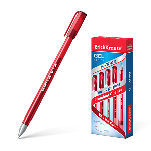 ручка гелевая  0,5   g-tone красная 17811 /ek 