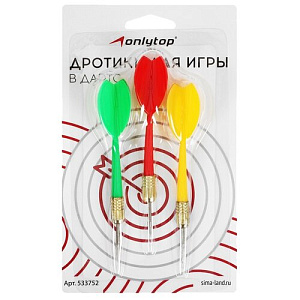 дротики для дартса 3шт 533752 /onlytop