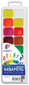 акварель 16цв. классика, пластик.коробка, 19с1290-08 /луч изображение акварель 16цв. классика, пластик.коробка, 19с1290-08 /луч