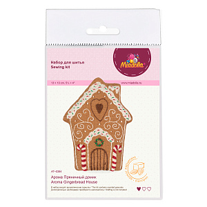 набор для шитья мягкая игрушка - арома пряничный домик (марципан) at-0384 /miadolla набор для шитья мягкая игрушка - арома пряничный домик (марципан) at-0384 /miadolla