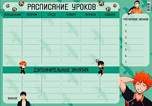 расписание уроков а4 игра картон рк-003 изображение расписание уроков а4 игра картон рк-003