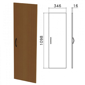 дверь лдсп средняя "канц", 346х16х1098 мм, цвет орех, дк36.9 изображение дверь лдсп средняя "канц", 346х16х1098 мм, цвет орех, дк36.9