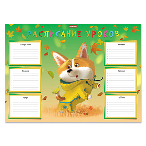 расписание уроков а3 корги 53169 /ек