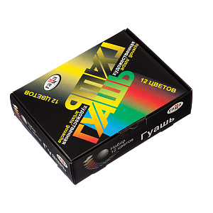 гуашь 12цв. 20мл художественная 221026 /гамма гуашь 12цв. 20мл художественная 221026 /гамма