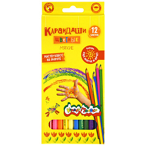 карандаши 12цв.  ккм12 /каляка-маляка