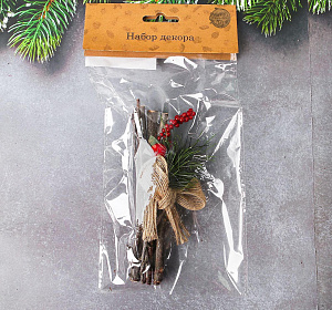 декор. элемент зимние веточки 15см 3608293 /лесная мастерская