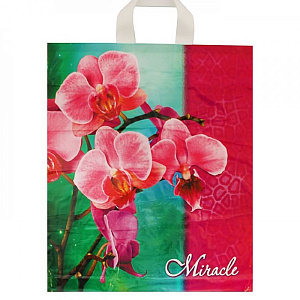 пакет с ручками, петля  40*42, чудо 45мкм /инт фото