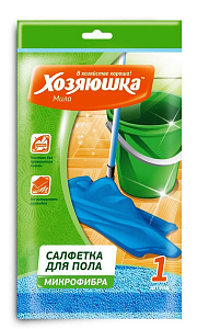 тряпка для мытья пола 50*60см,  микрофибра 280г/м2, 06005-60  /хозяюшка