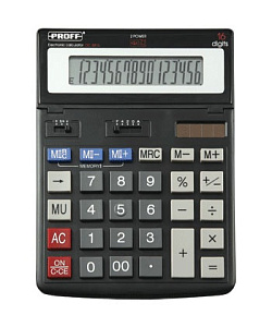 калькулятор  devente dd-8816 калькулятор 16р, 155*205*35, 2питания, автоотключение, 00